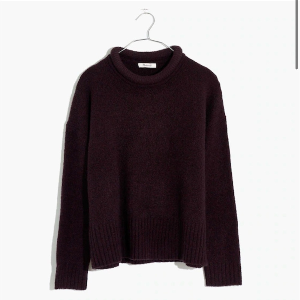 Madewell Fulton rollneck mockneck sweater